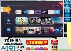 TOSHİBA 58UA2063DT 58 ULTRA HD ANDROİD SMART LED TV AKILLI TELEVİZYON